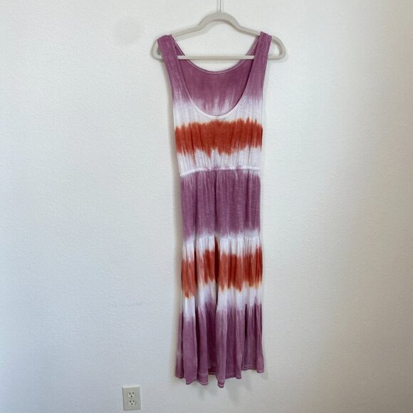 Knox Rose Sleeveless Orange Lilac Tie Dye Midi Dress XS - Picture 5 of 7